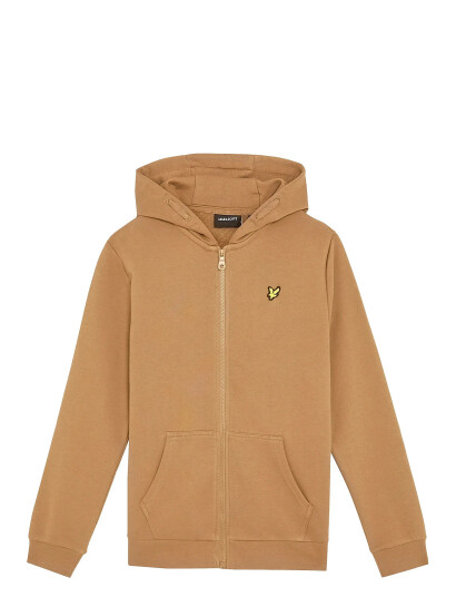 Lyle & Scott Zip Through Hoodie Brown 14-15 Lyle & Scott Zip Through Hoodie Brown 14-15