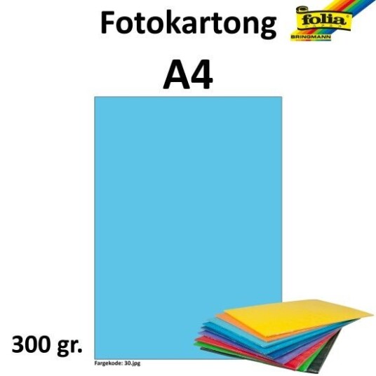 Fotokartong A4 300G Himmelblå Fotokartong A4 300G Himmelblå