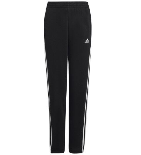 Adidas Essentials 3-Stripes Fleece Joggers joggebukse junior Svart 140 Adidas Essentials 3-Stripes Fleece Joggers joggebukse junior Svart 140