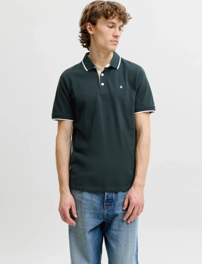 Jack & Jones Jjepaulos Polo Ss Noos Green S
