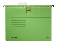 Leitz ALPHA - Hengefil - for A4 - med fliker - grønn