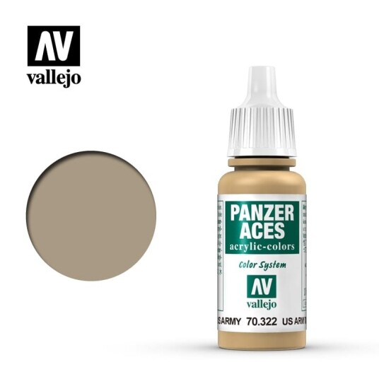 Vallejo Panzer Aces US Army Tank Crew Highlights 17ml
