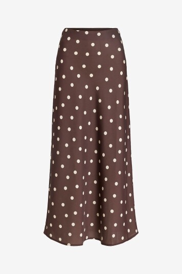 Vila Maxi skjørt viEllette HW Long Skirt Brun