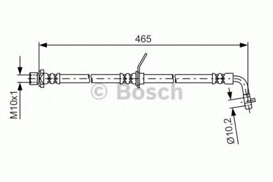 Bremseslange BOSCH 1 987 481 612