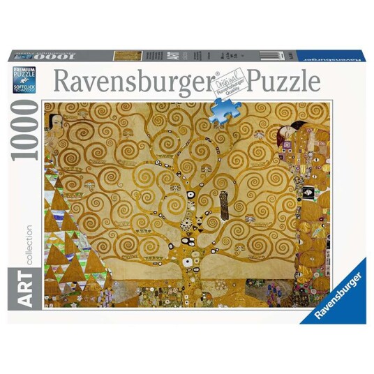 Ravensburger  Puslespill 1000 Brikker The Tree Of Life Av Klimt