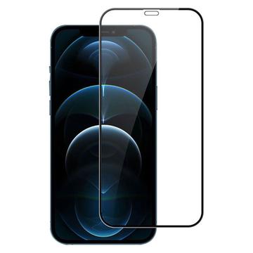 iPhone 12/12 Pro Lippa 2,5D heldekkende Beskyttelsesglass 9H svart kant