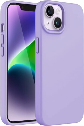 Apple Silikonskal till iPhone 15 Pro, Lila