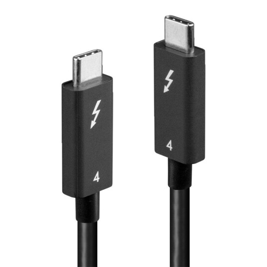 Lindy Thunderbolt 4 Kabel 2 m 40 Gbit/s Sort