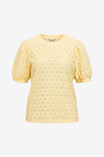 Object Topp objLaila S/S RE Top Noos Gul