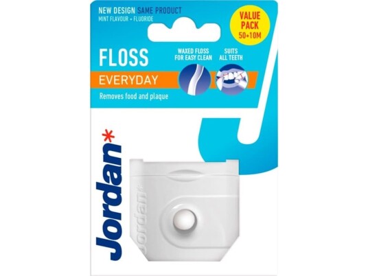 JORDAN_Everyday Floss forfriskende tanntråd 50m