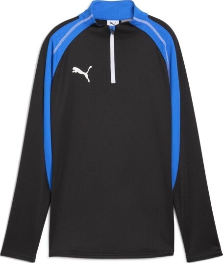 PUMA Treningsskjorte IndividualBlaze 1/4 glidelås PUMA Svart/PUMA White/Blå Kvinner størrelse X Small
