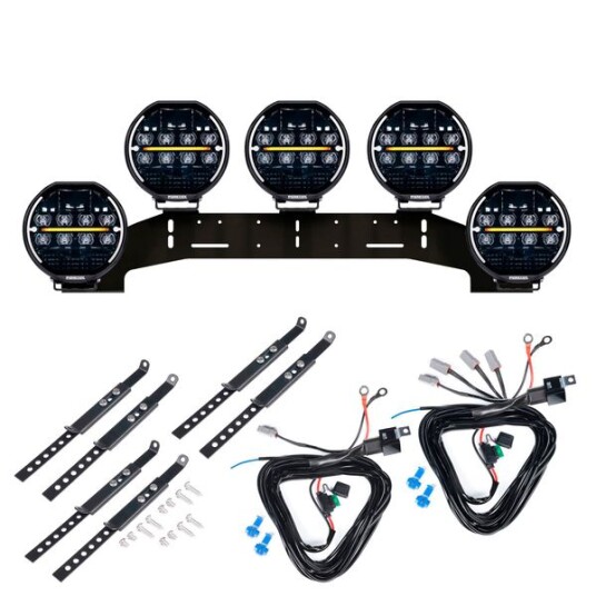 Ekstralys PURELUX Heat 7200 Round / 18 cm / 135W 5 pcs complete set WRC