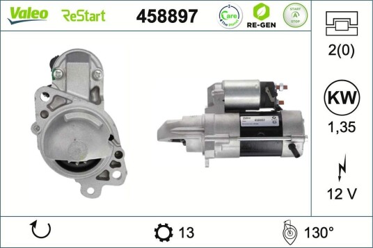 VALEO 458897 Starter VALEO 458897 Starter