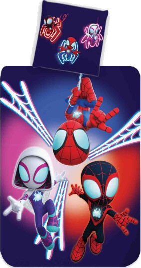 BrandMac Bed Linen Spidey 5462 - 140X200 60X63 Cm - Multi/patterned - 140X200.60X63CM
