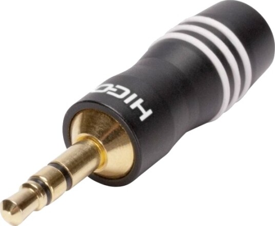 Hicon Hi-J35s03 Jackplugg 3,5 Mm Plugg Rett Pol: 3 Stereo Svart 1 Stk