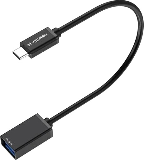 Wozinsky WOTGY1S USB C USB A OTG Adapter svart Wozinsky WOTGY1S USB C USB A OTG Adapter svart