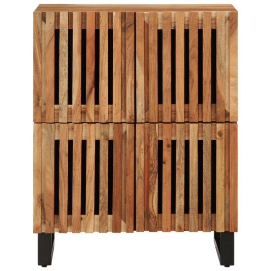 Skjenk 60x34x75 cm heltre akasie