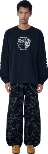Brain Dead Herre Bukser Svart L,