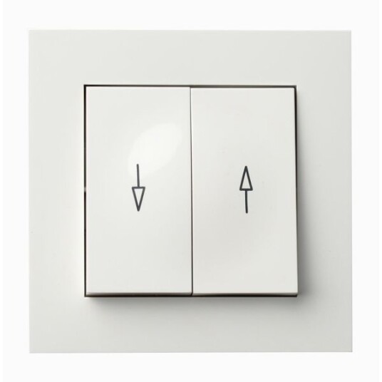 Elko Plus 2-Pol Markis Skruv Strømbryter for markise/sjalusi, hvit