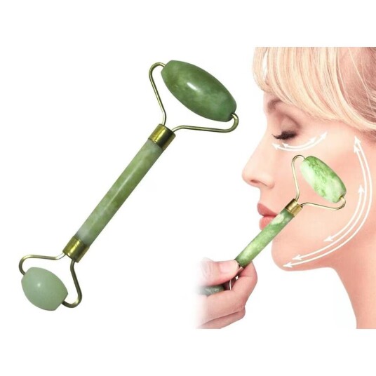 Ansiktsmassasje / Massasje Jade Roller Masser ansiktet