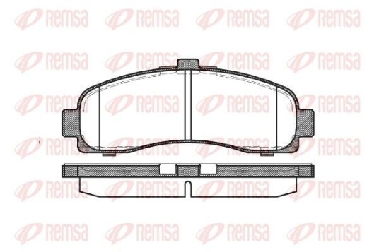 Bremseklosser REMSA 0431.10 Bremseklosser REMSA 0431.10