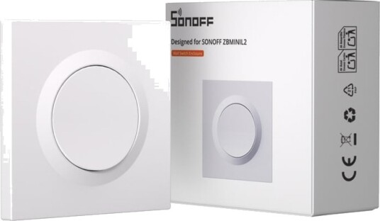 Sonoff E1gsl Veggbryter - Ultratynn uten N, (Krever ZBMINIL2-modul)