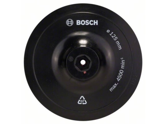 Bosch Bakplate 125mm Borrelås