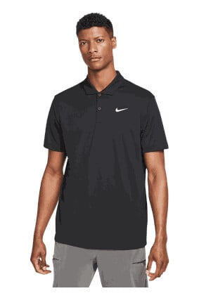 Nike Court Dri FIT Tennis Polo poloskjorte herre Black M Nike Court Dri FIT Tennis Polo poloskjorte herre Black M