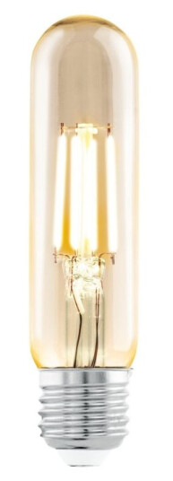 Eglo Led-Filamentlyspære Form: T32 E27 4 W Ekvivalent 26 Klasse G Varmt Hvitt Lys 2200 K Ravgul Eglo Led-Filamentlyspære Form: T32 E27 4 W Ekvivalent 26 Klasse G Varmt Hvitt Lys 2200 K Ravgul