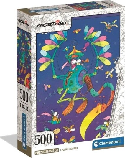 Clementoni Puzzle HQC Mordillo the Journey 500 pieces 2D Puslespill