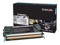 Lexmark - Høy Ytelse - Svart - Original - Tonerpatron Lccp - For Lexmark X746de X748de X748de Lds X748de Statoil X748dte
