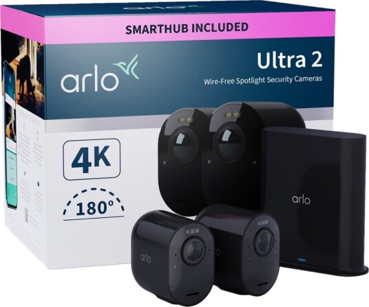 Arlo Ultra 2 Svart - 2-pack