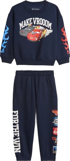GAP Gap × Disney Baby & Toddler Vintagesoft Sweat Set   LIGHTNING MCQUEEN   74/80