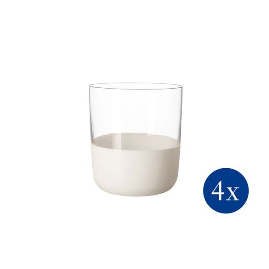 Villeroy & Boch Manufacture Rock Old Fashioned glass 25 cl 4-pk Klar Villeroy & Boch Manufacture Rock Old Fashioned glass 25 cl 4-pk Klar