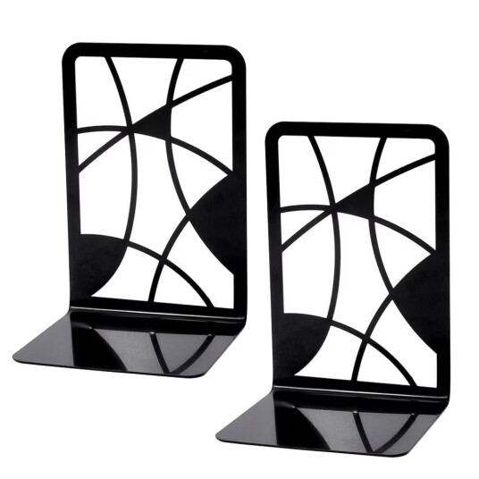 Northix Bokstøtter metall 17 x 12