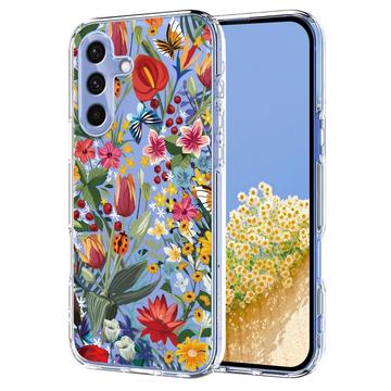 Samsung Galaxy S25 FE TPU deksel med blomstermønster   Liljer