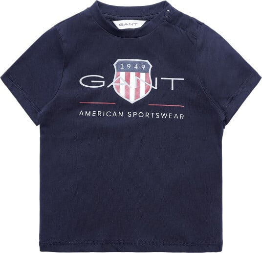 Gant Kids Archive Shield Ss T Shirt Navy 92 Gant Kids Archive Shield Ss T Shirt Navy 92