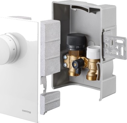 Oventrop Unibox T-RTL, hvit, plast