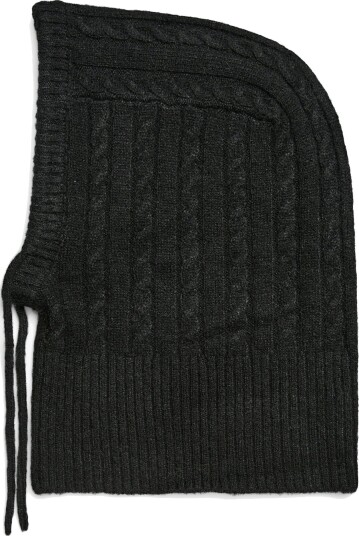 Pieces Nambi Cable Balaclava Sort ONE SIZE