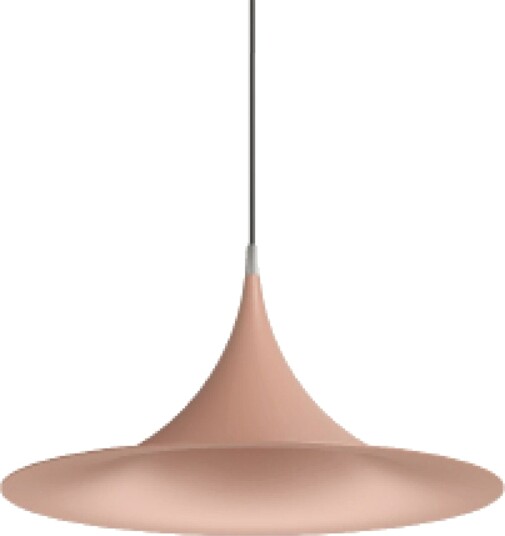 Linea Light Morgana Taklampe Ø47 Nikkel/Fersken