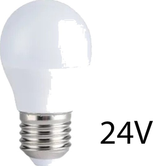 Ledlife E27 4,5W LED pære   24V G45   Dimbar : Ikke dimbar Kulør : Varm