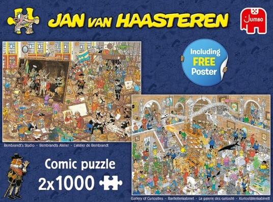 Jan Van Haasteren A Trip to the Museum Puslespill 2x1000 brikker Jumbo