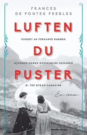 Luften du puster - Frances de Pontes Peebles, Roman fra Pantagruel Forlag A/S