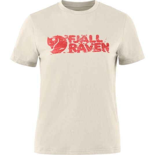 Fjellreven Lush Logo T-Shirt W Dame, 113 Chalk White, M
