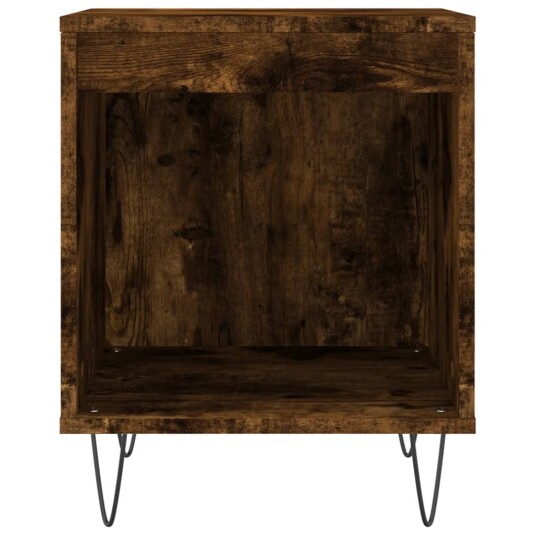Nattbord 2 stk røkt eik 40x35x50 cm konstruert tre 8721012111103