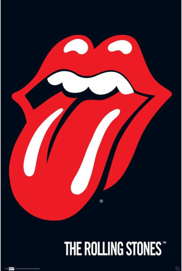 The Rolling Stones Lips Plakat