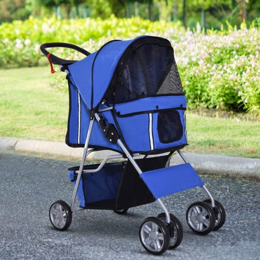 Blue Dog Buggy Jogger Trailer For Kjæledyr Blue Dog Buggy Jogger Trailer For Kjæledyr