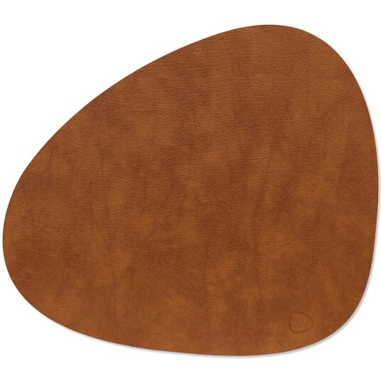 Lind Dna Curve L Bordbrikke Bull 37x44 cm Cognac