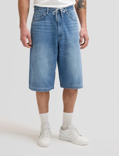 Lee Jeans Jort With Drawstring Blue 32 x 00 Lee Jeans Jort With Drawstring Blue 32 x 00