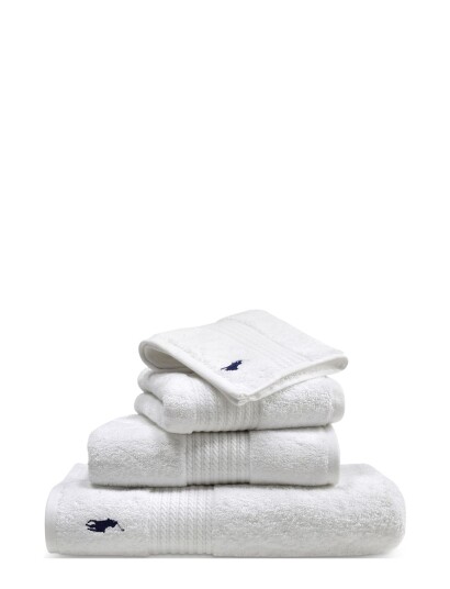 Ralph Lauren Player Bath Towel White Home 75X140CM